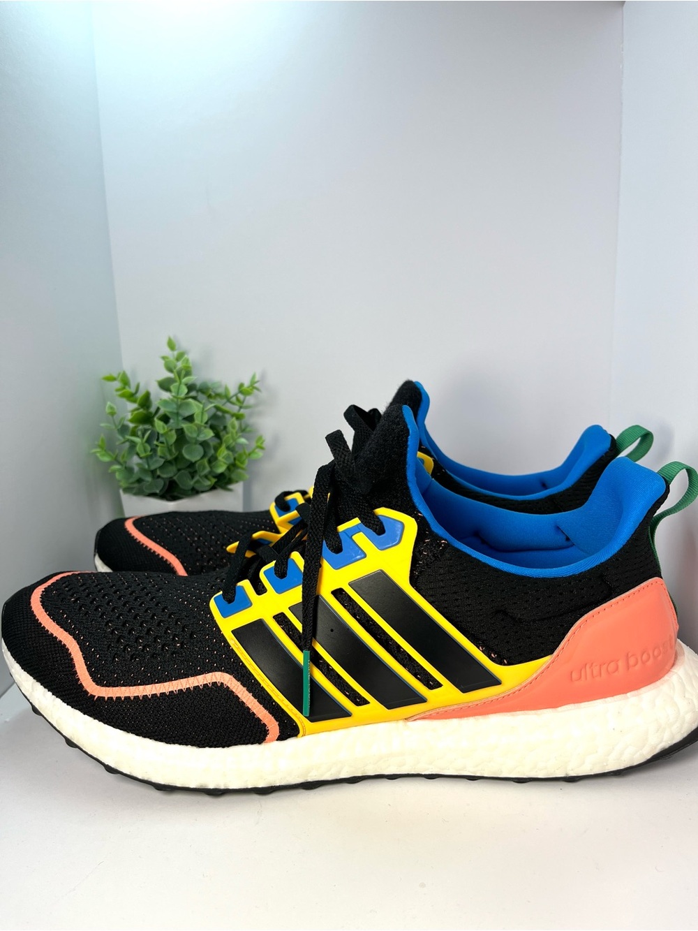 Adidas UltraBOOST 1.0 Becky Sauerbrunn #4 Men’s Size 13 Black Multi Running Shoe